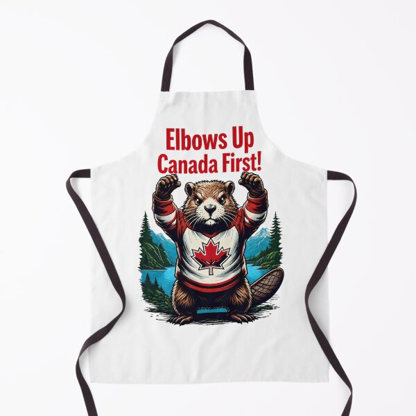 Item preview, Elbows Up, Canada First - Beaver designed and sold by Flowercita.