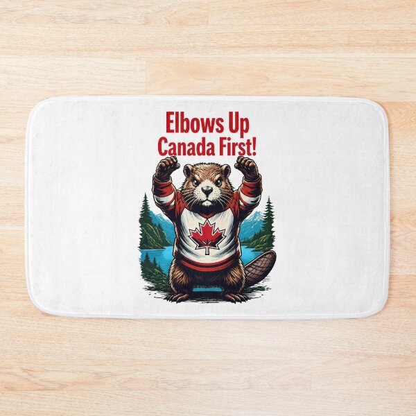 Item preview, Elbows Up, Canada First - Beaver designed and sold by Flowercita.
