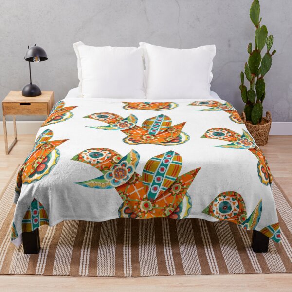 Item preview, Colorful Folk Bird Tropical Floral Art designed and sold by Fani*.
