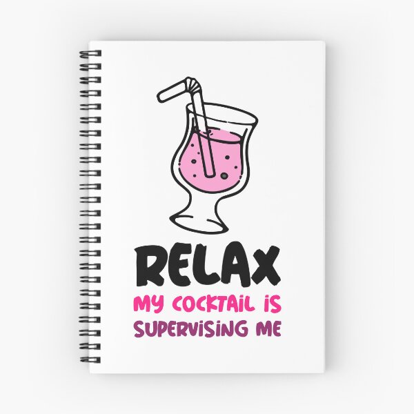 Item preview, RELAX - My cocktail is supervising me  designed and sold by CreationsbYKz.