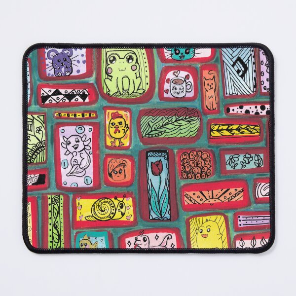 Item preview, Cute Colorful Mosaic Hand Drawn designed and sold by Anna Mills.