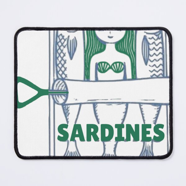Item preview, sardine can with mermaid designed and sold by PhiloDoh.