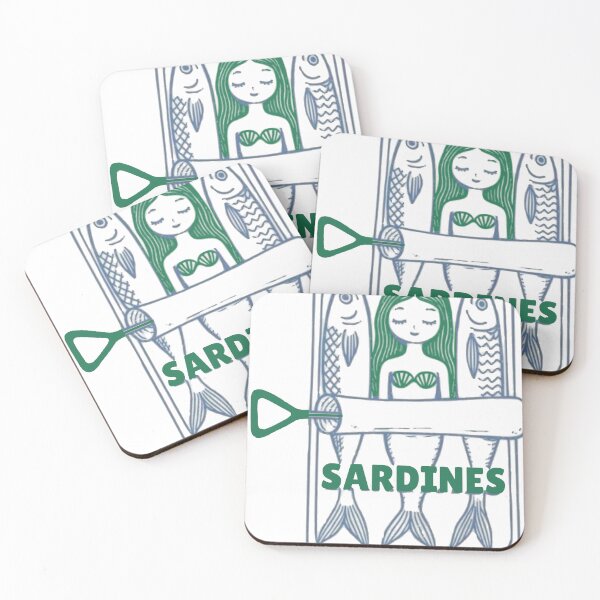 Item preview, sardine can with mermaid designed and sold by PhiloDoh.