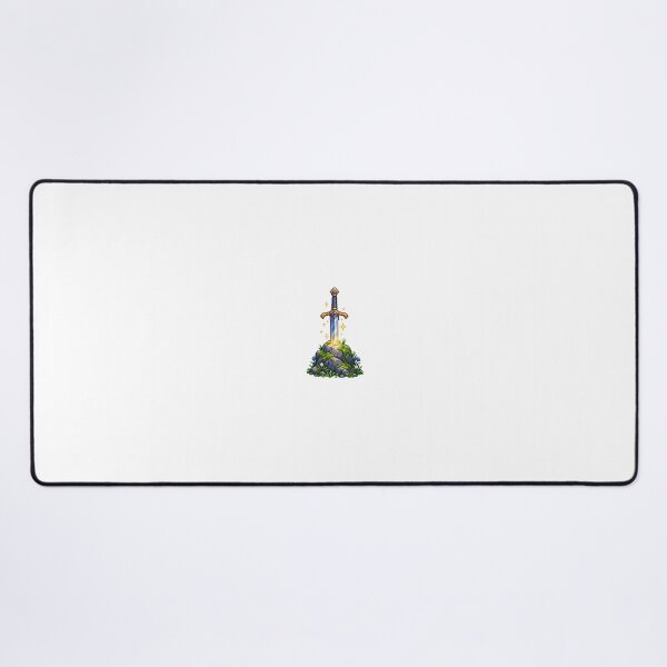 Item preview, Legendary Sword in the Stone – Fantasy Pixel Art designed and sold by Handmade--Heaven.