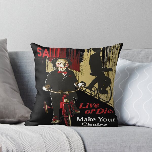 Item preview, Saw Billy Puppet Bike Live or Die Make Choice designed and sold by ZEtexaxe.