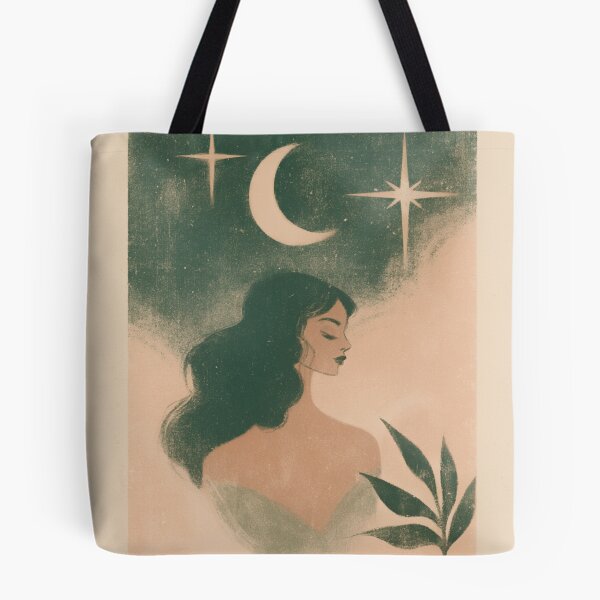 Item preview, Moon Dreamer with stars designed and sold by Bliss.Dreams.Art .