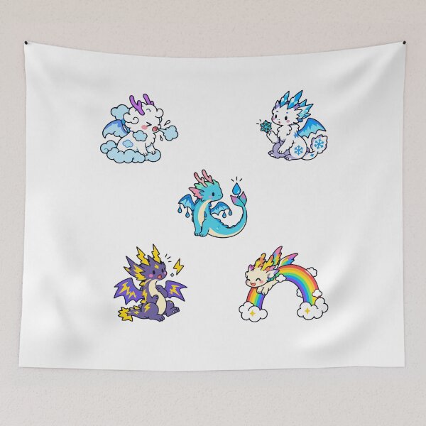 Item preview, Little Weather Dragons designed and sold by Zoolumi.