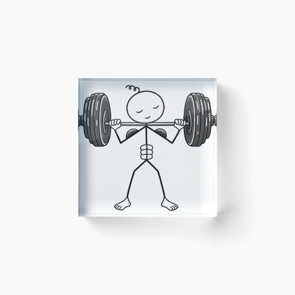 Item preview, Cute Weightlifter designed and sold by Teem97.
