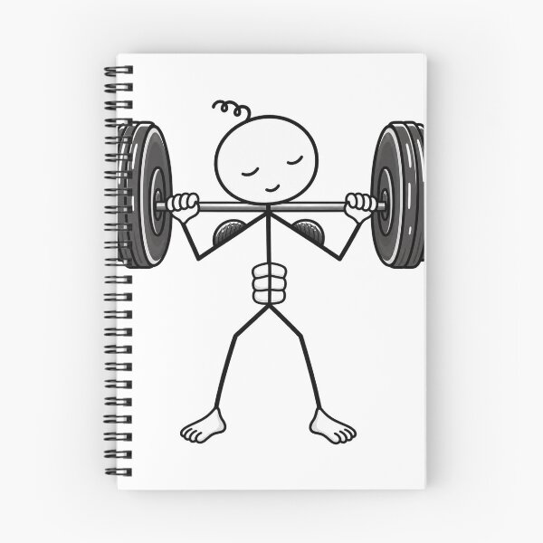 Item preview, Cute Weightlifter designed and sold by Teem97.