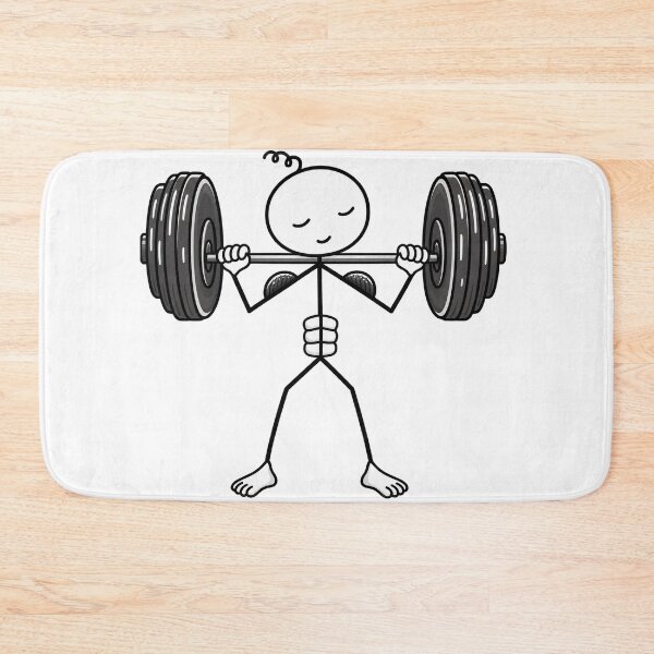 Item preview, Cute Weightlifter designed and sold by Teem97.