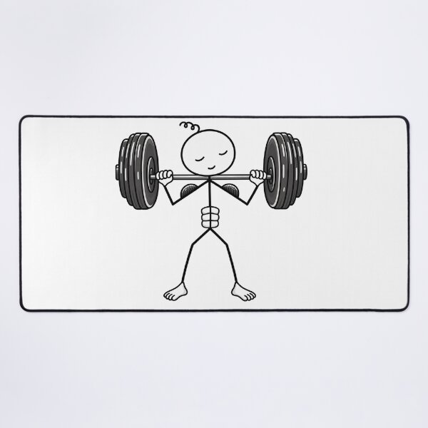 Item preview, Cute Weightlifter designed and sold by Teem97.