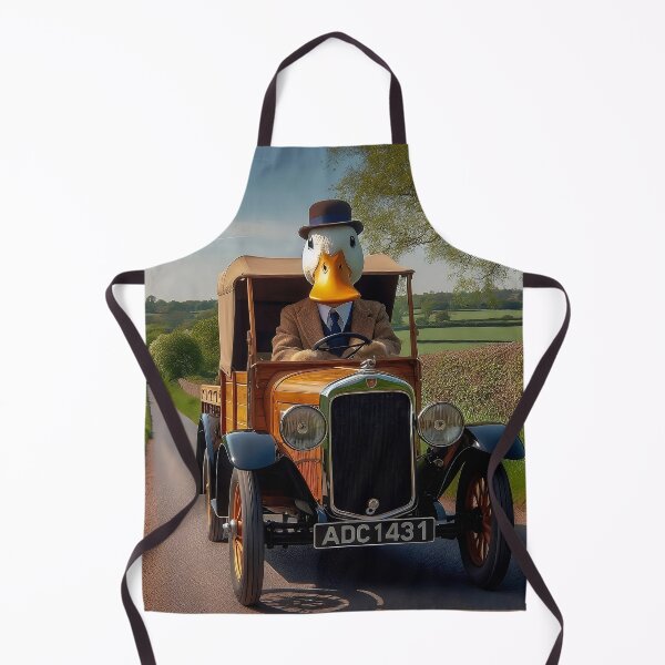 Item preview, Duck driving down a country lane designed and sold by ThatRockChic.