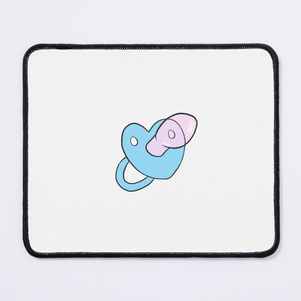 Item preview, Blue & Pink pacifier  designed and sold by Lil-Mochi-Crib.