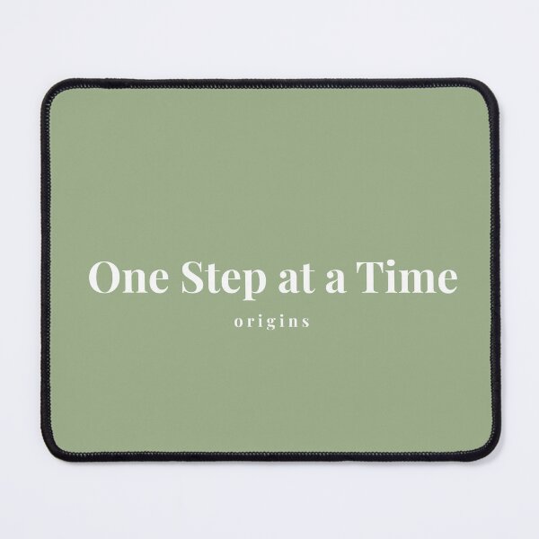Item preview, One Step at a Time - Minimalist Motivational Student Quote designed and sold by ORIGINS LINES.