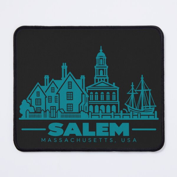 Item preview, Salem Massachusetts USA Line Art Landmark Poster designed and sold by CMYKStudio.