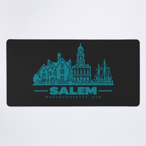Item preview, Salem Massachusetts USA Line Art Landmark Poster designed and sold by CMYKStudio.