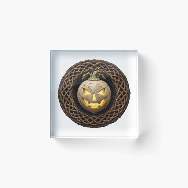 Item preview, Celtic Knot Stingy Jack Turnip Lantern designed and sold by Freckled-Monkey.