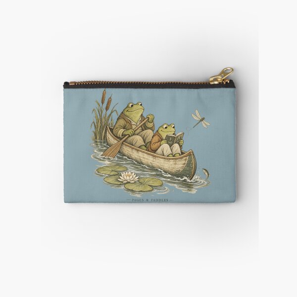 Item preview, Bookish Frog Canoe for Nature-Loving Readers designed and sold by POD DYNASTY | Original Print On Demand T-Shirt Graphics.