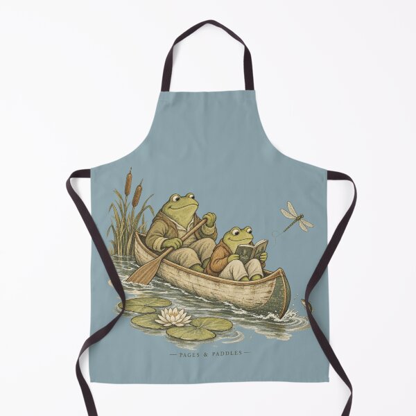 Item preview, Bookish Frog Canoe for Nature-Loving Readers designed and sold by POD DYNASTY | Original Print On Demand T-Shirt Graphics.