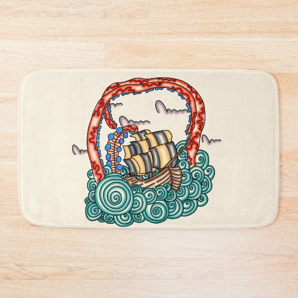 Item preview, Kraken And Ship designed and sold by MM92.