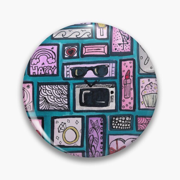Item preview, Pop Art Mosaic Doodle Hand Drawn  designed and sold by Anna  Mills.