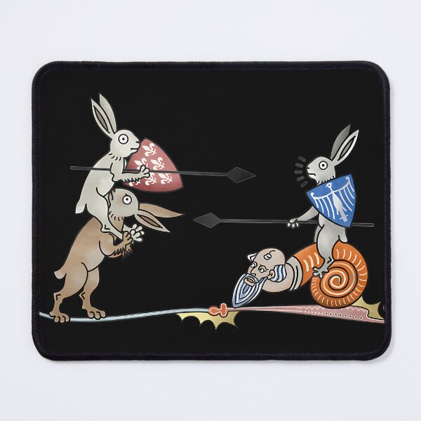 Item preview, Medieval Marginalia Jousting Rabbits designed and sold by moisessilleza.