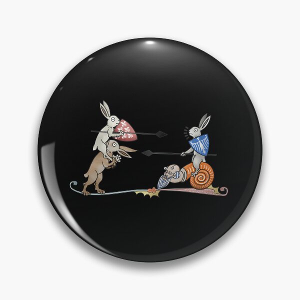 Item preview, Medieval Marginalia Jousting Rabbits designed and sold by moisessilleza.