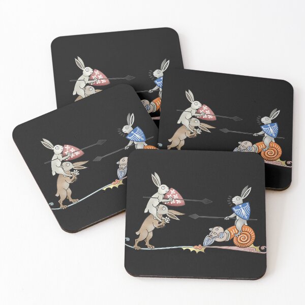 Item preview, Medieval Marginalia Jousting Rabbits designed and sold by moisessilleza.