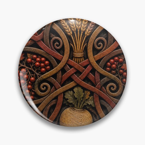 Item preview, Oiche Shamhna Celtic Harvest Knot designed and sold by Freckled-Monkey.