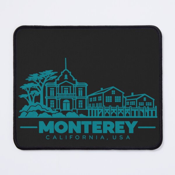 Item preview, Monterey California USA Line Art Coastline Poster designed and sold by CMYKStudio.