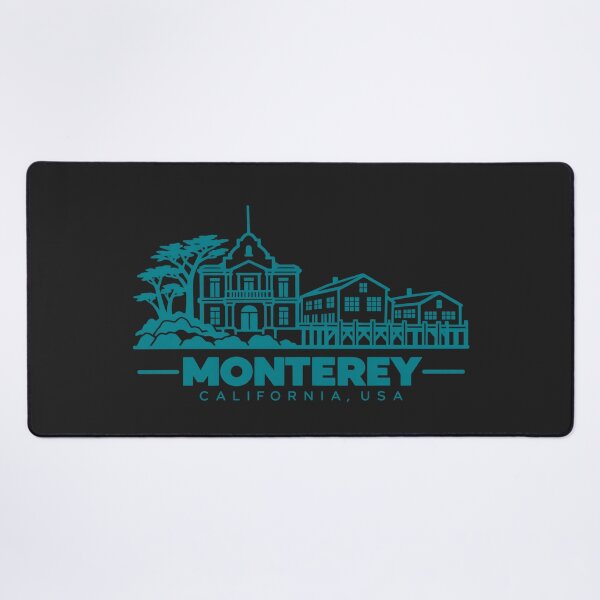 Item preview, Monterey California USA Line Art Coastline Poster designed and sold by CMYKStudio.