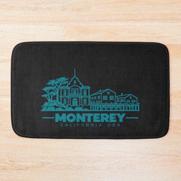 Item preview, Monterey California USA Line Art Coastline Poster designed and sold by CMYKStudio.