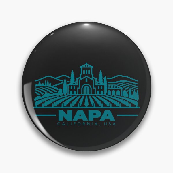 Item preview, Napa California USA Line Art Travel Poster designed and sold by CMYKStudio.