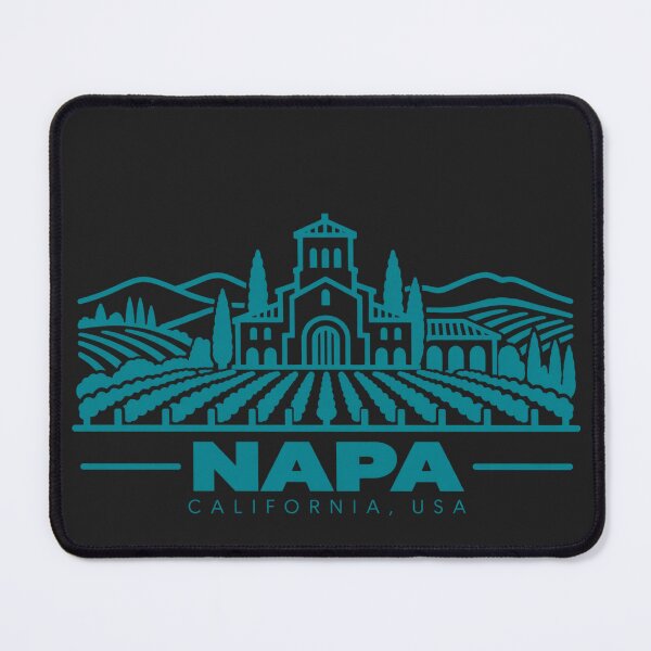 Item preview, Napa California USA Line Art Travel Poster designed and sold by CMYKStudio.