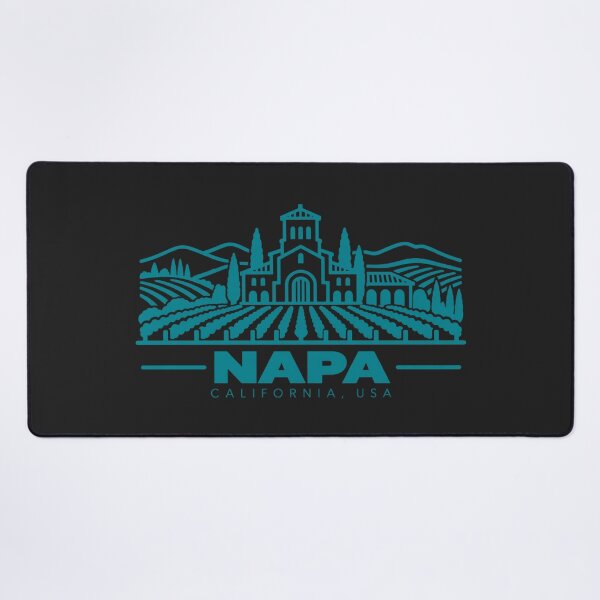 Item preview, Napa California USA Line Art Travel Poster designed and sold by CMYKStudio.