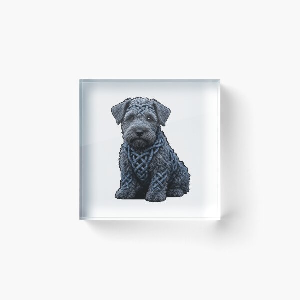 Item preview, Celtic Knot Kerry Blue Terrier designed and sold by Freckled-Monkey.