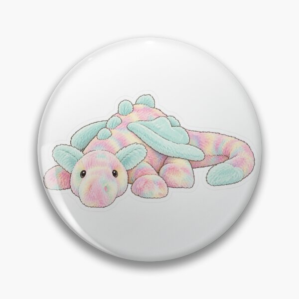 Item preview, pink dragon jellycat  designed and sold by Jadedoodle.