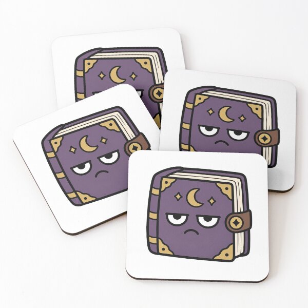 Item preview, Grumpy Spellbook | Funny Unimpressed Magic Book Character designed and sold by Bitchy Little Things.