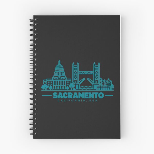 Item preview, Sacramento California USA Line Art Skyline Poster designed and sold by CMYKStudio.
