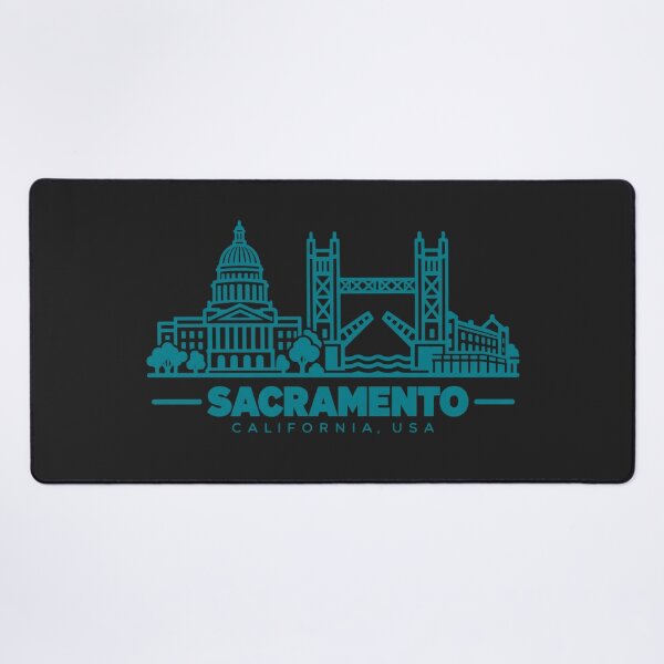 Item preview, Sacramento California USA Line Art Skyline Poster designed and sold by CMYKStudio.