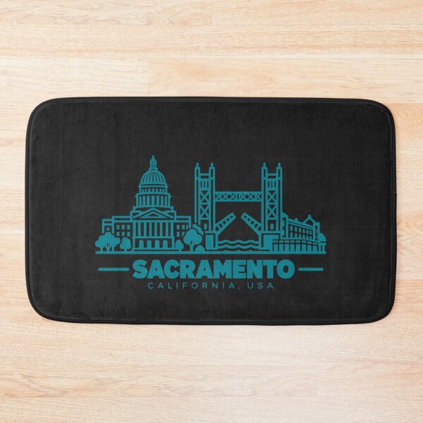 Item preview, Sacramento California USA Line Art Skyline Poster designed and sold by CMYKStudio.