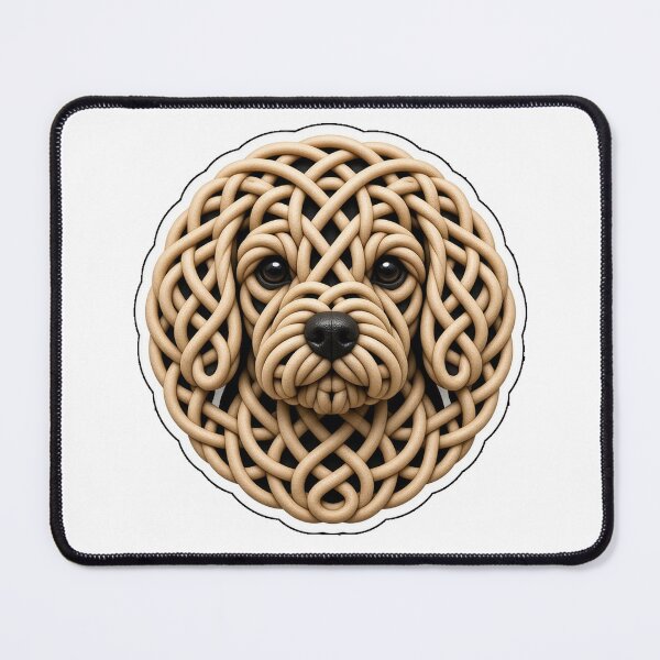 Item preview, Celtic Knot Cavapoo Sticker designed and sold by Freckled-Monkey.