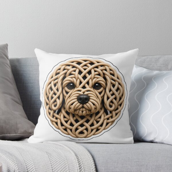 Item preview, Celtic Knot Cavapoo Sticker designed and sold by Freckled-Monkey.
