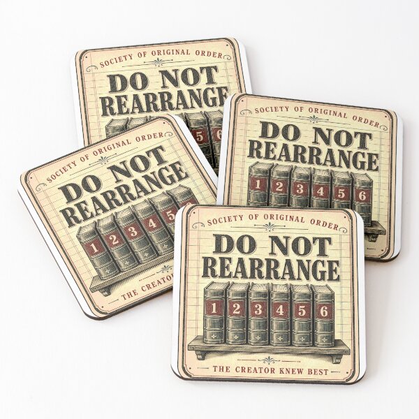 Item preview, Do Not Rearrange Original Order Archive Emblem designed and sold by BoosterShop.