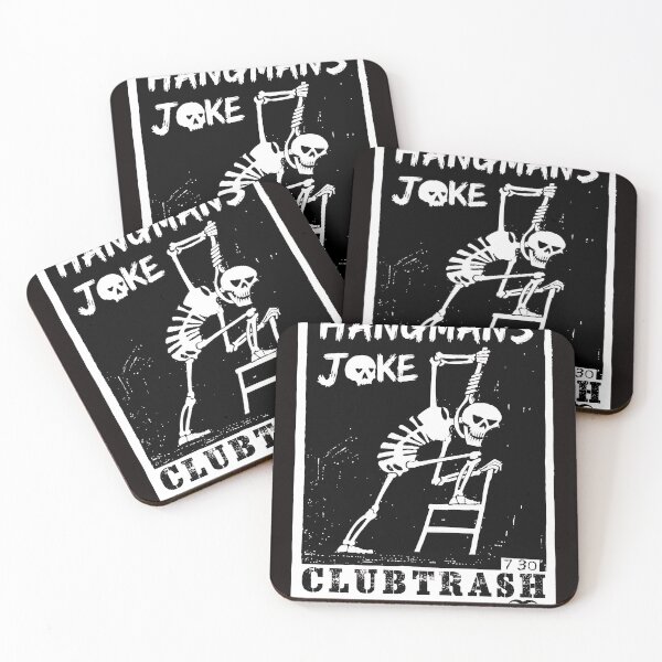 Item preview, Hangman's Joke Club Trash Halloween Night Skeleton designed and sold by Lagoart.