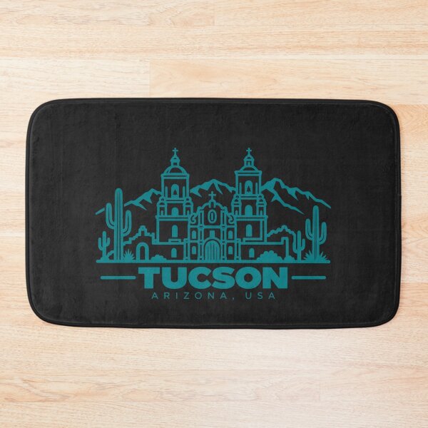 Item preview, Tucson Arizona USA Line Art Skyline Poster designed and sold by CMYKStudio.