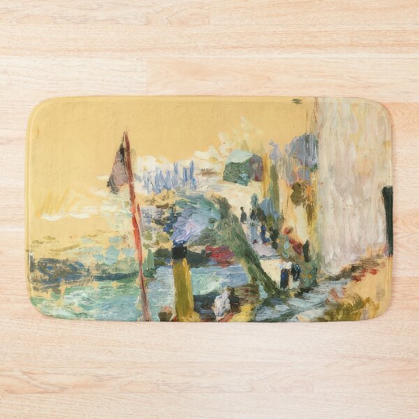 Item preview, The port of belle isle sur mer 1897 designed and sold by VeilOfPigments.