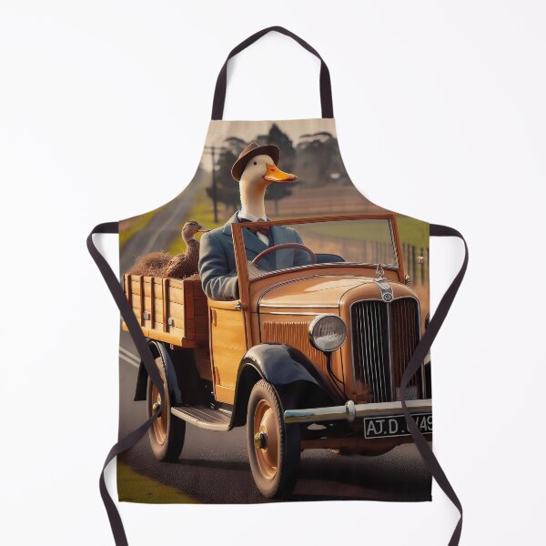 Item preview, Duck driving down a country lane designed and sold by ThatRockChic.