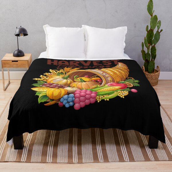 Item preview, Harvest Blessings Cornucopia Fall Thanksgiving designed and sold by darriahad.