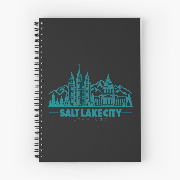 Item preview, Salt Lake City Utah USA Line Art Skyline Poster designed and sold by CMYKStudio.
